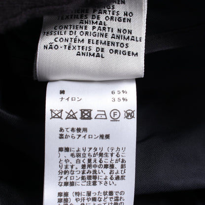 ノースリーブ ワンピース コットン ナイロン ネイビー エルメス