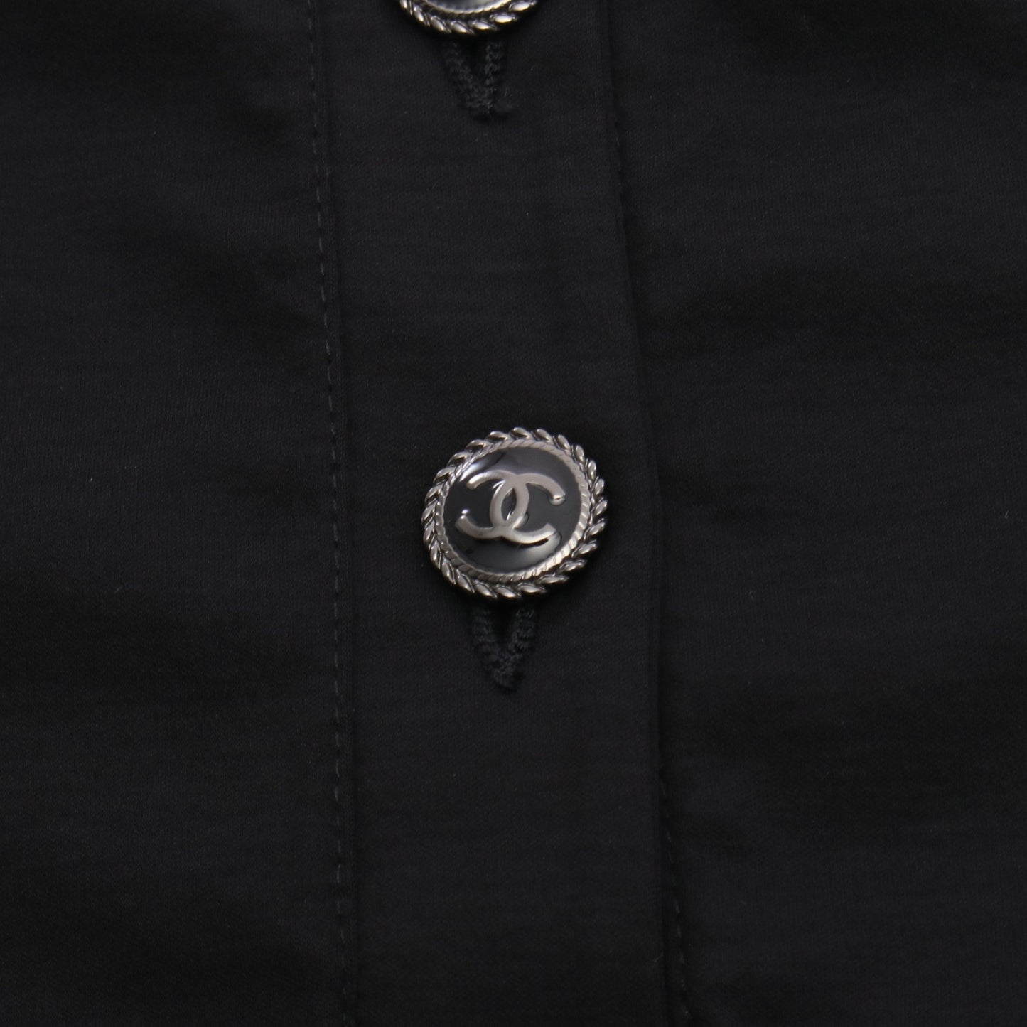 ココマークボタン Tシャツ ワンピース コットン ブラック シャネル ワンピース CHANEL