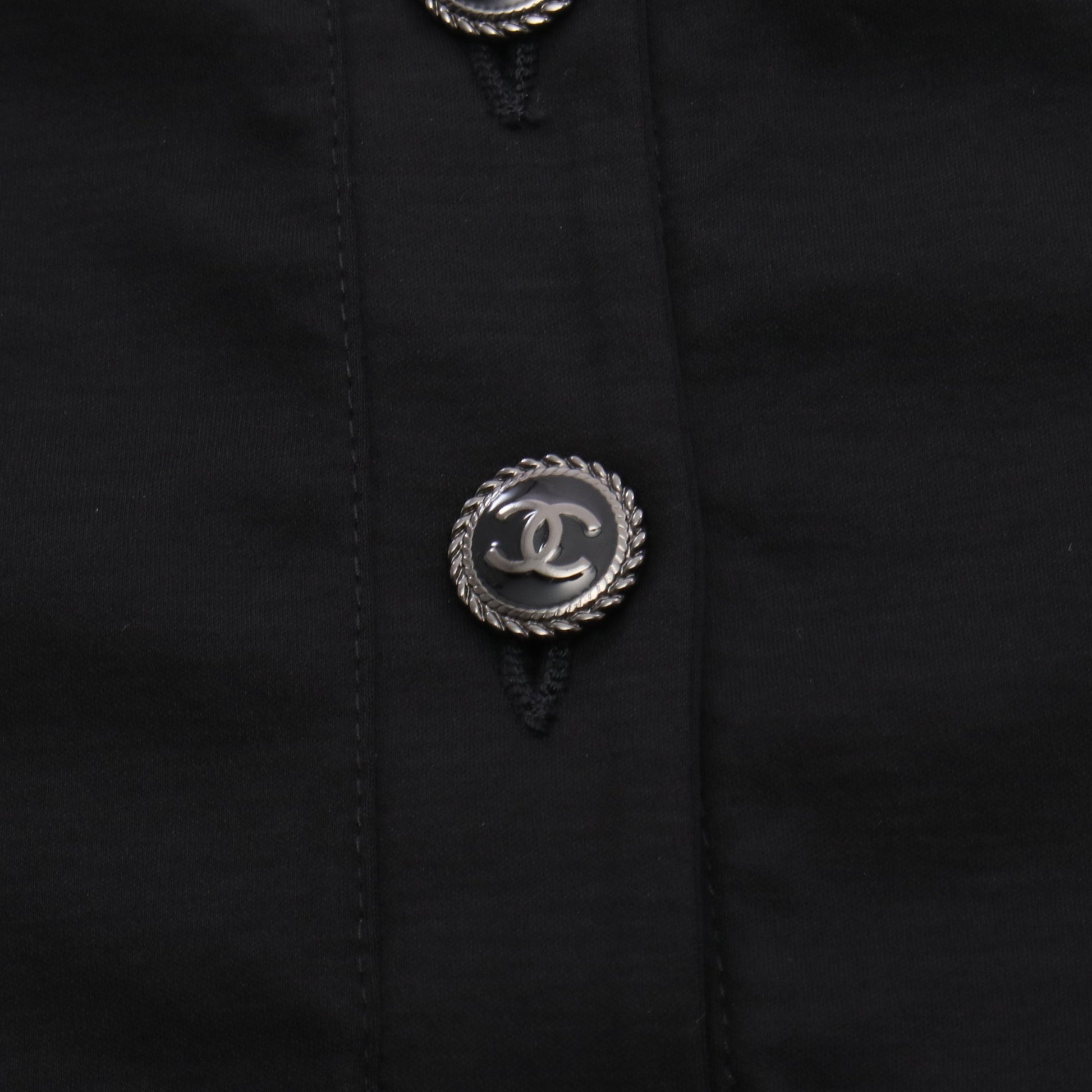 ココマークボタン Tシャツ ワンピース コットン ブラック シャネル ワンピース CHANEL