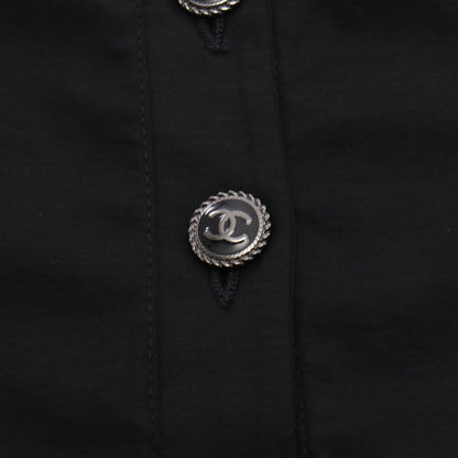 ココマークボタン Tシャツ ワンピース コットン ブラック シャネル ワンピース CHANEL