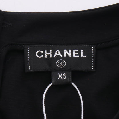 ココマークボタン Tシャツ ワンピース コットン ブラック シャネル ワンピース CHANEL
