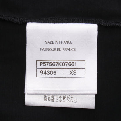 ココマークボタン Tシャツ ワンピース コットン ブラック シャネル ワンピース CHANEL