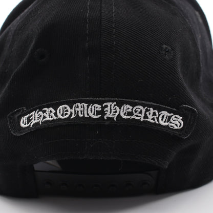 SLOUCHY 5 PANEL CAP ダガー刺繍 キャップ コットン ブラック クロムハーツ