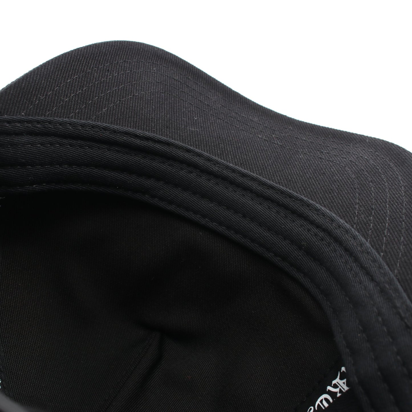 SLOUCHY 5 PANEL CAP ダガー刺繍 キャップ コットン ブラック クロムハーツ