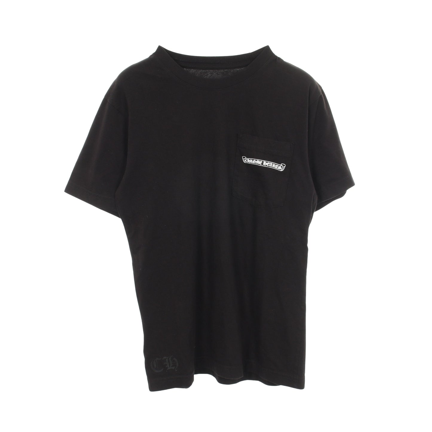 スクロールラベル USAバックロゴ 半袖Tシャツ コットン ブラック クロムハーツ