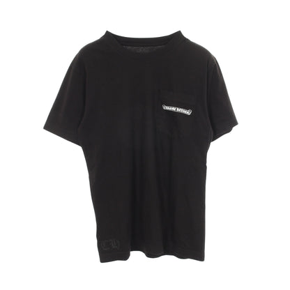 スクロールラベル USAバックロゴ 半袖Tシャツ コットン ブラック クロムハーツ