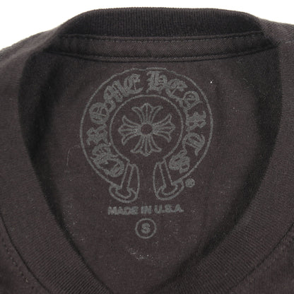 スクロールラベル USAバックロゴ 半袖Tシャツ コットン ブラック クロムハーツ