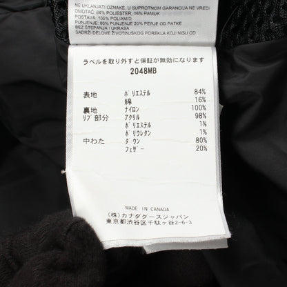 WYNDHAM BLACK LABEL ダウンジャケット ブラック カナダグース