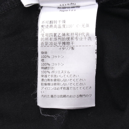 クルーネック 半袖Tシャツ コットン ブラック ボッテガヴェネタ トップス BOTTEGA VENETA