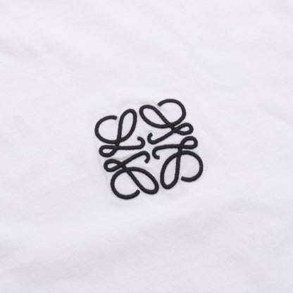 アナグラム刺繍 半袖Tシャツ コットン ホワイト ロエベ トップス LOEWE