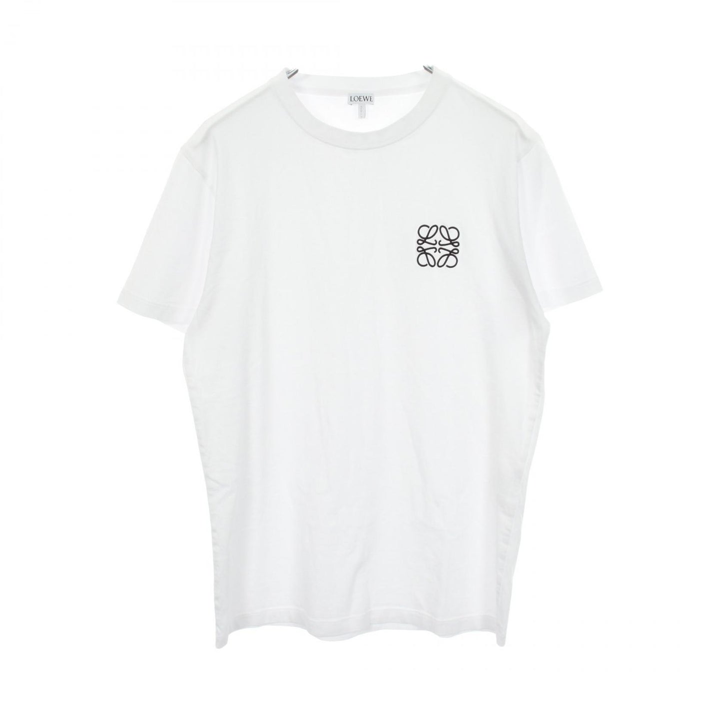 アナグラム刺繍 半袖Tシャツ コットン ホワイト ロエベ トップス LOEWE