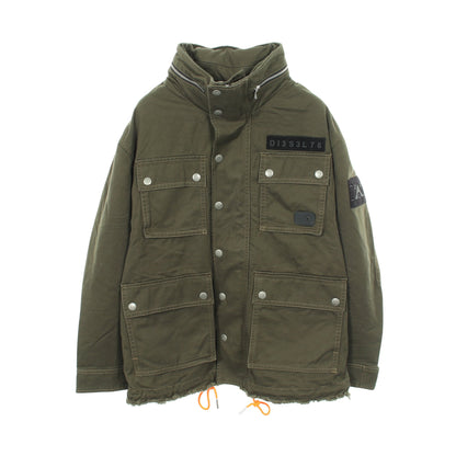 ミリタリー ジャケット コットン カーキグリーン ブラック ディーゼル
