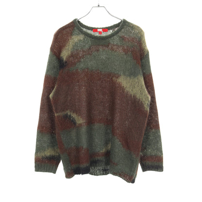 Supreme × JUNYA WATANABE COMME des GARCONS MAN カモフラージュ ニット モヘヤ グリーン ブラウン ブラック シュプリーム