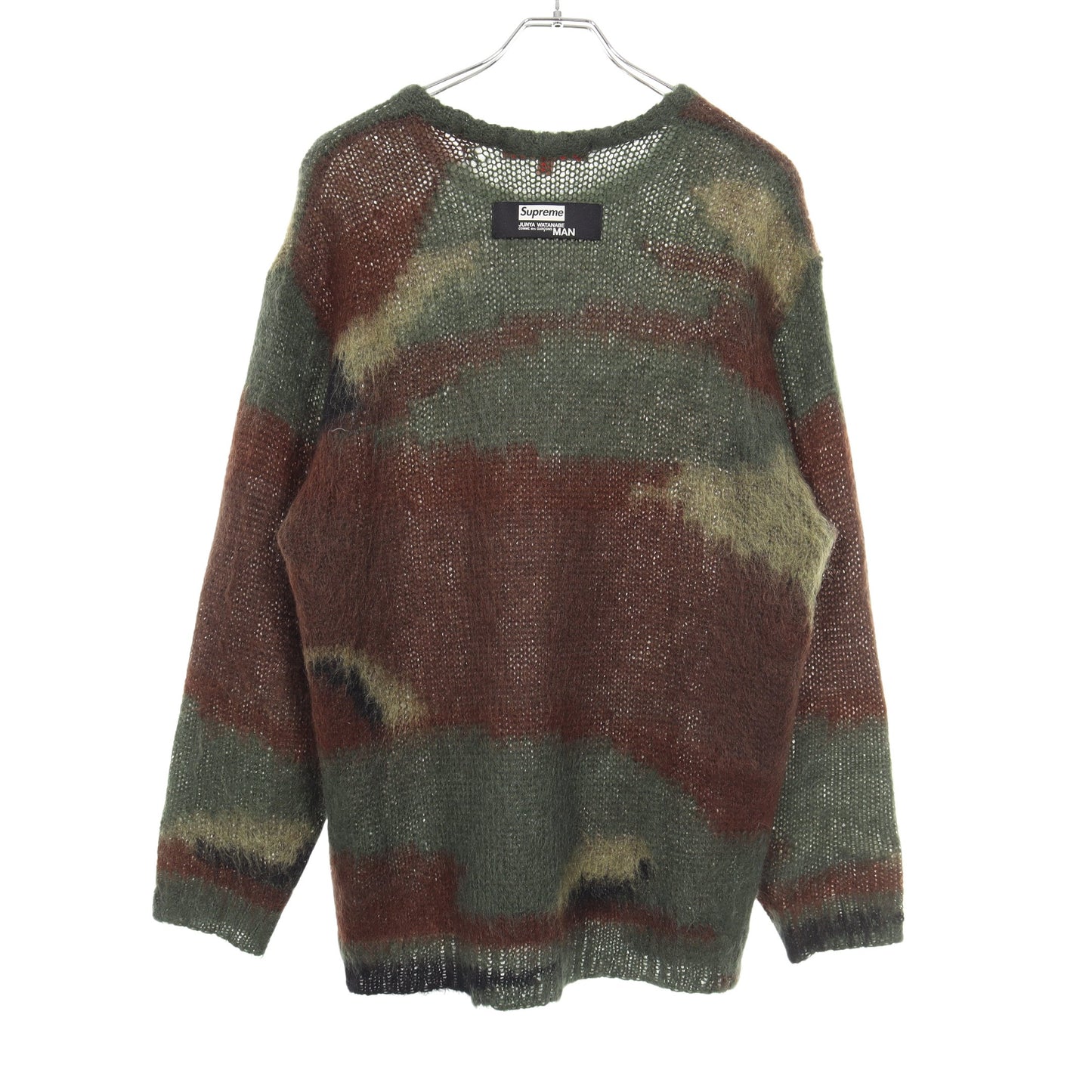 Supreme × JUNYA WATANABE COMME des GARCONS MAN カモフラージュ ニット モヘヤ グリーン ブラウン ブラック シュプリーム