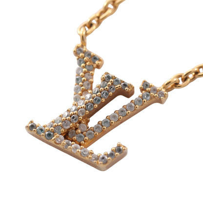 コリエ LV アイコニック ネックレス GP ラインストーン ゴールド クリア ルイヴィトン