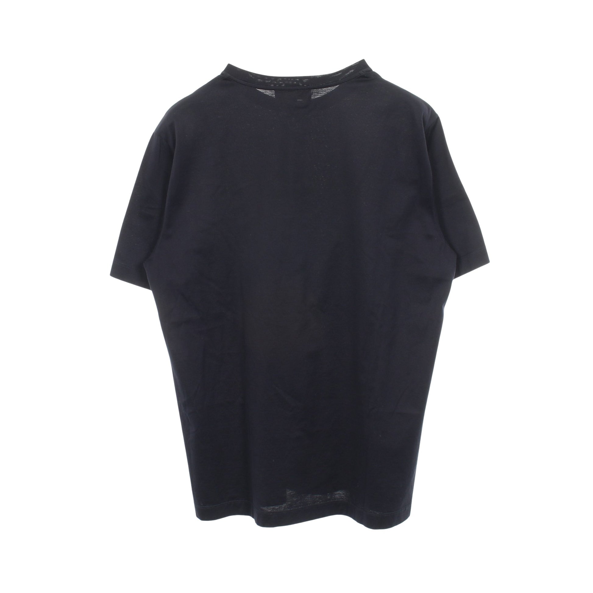 クルーネック 半袖Tシャツ コットン ブラック エルメス トップス HERMES