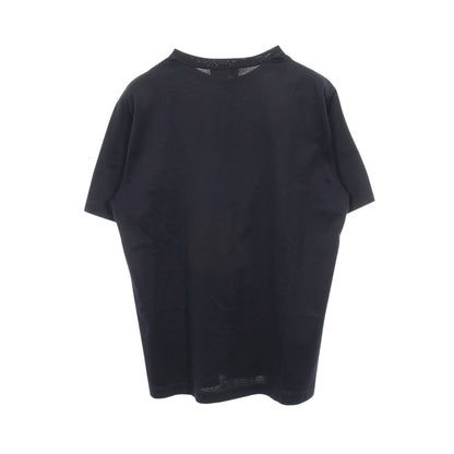 クルーネック 半袖Tシャツ コットン ブラック エルメス トップス HERMES