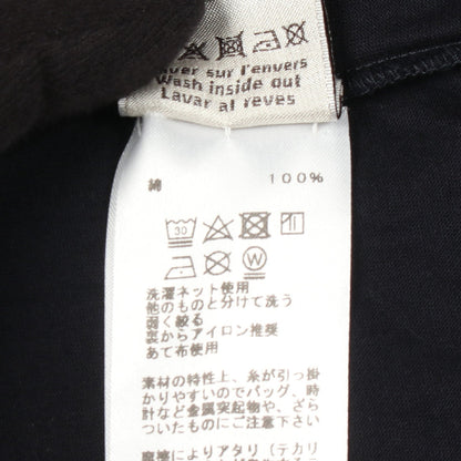 クルーネック 半袖Tシャツ コットン ブラック エルメス トップス HERMES
