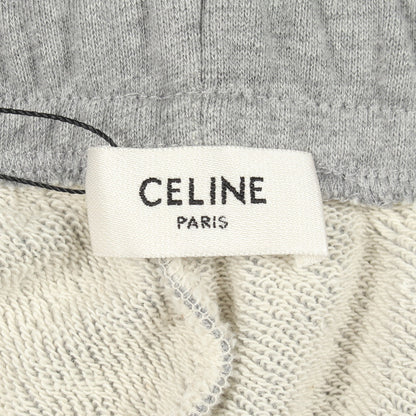 ロゴ刺繍 スウェットパンツ コットン グレー セリーヌ ボトムス CELINE