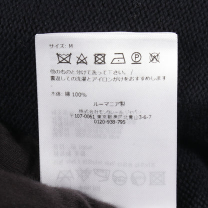ロゴ ニット コットン ネイビー モンクレール