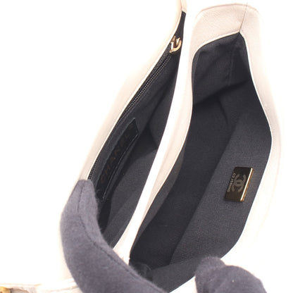マトラッセ スモール 2WAY チェーンショルダーバッグ ラムスキン アイボリー ゴールド金具 シャネル バッグ CHANEL
