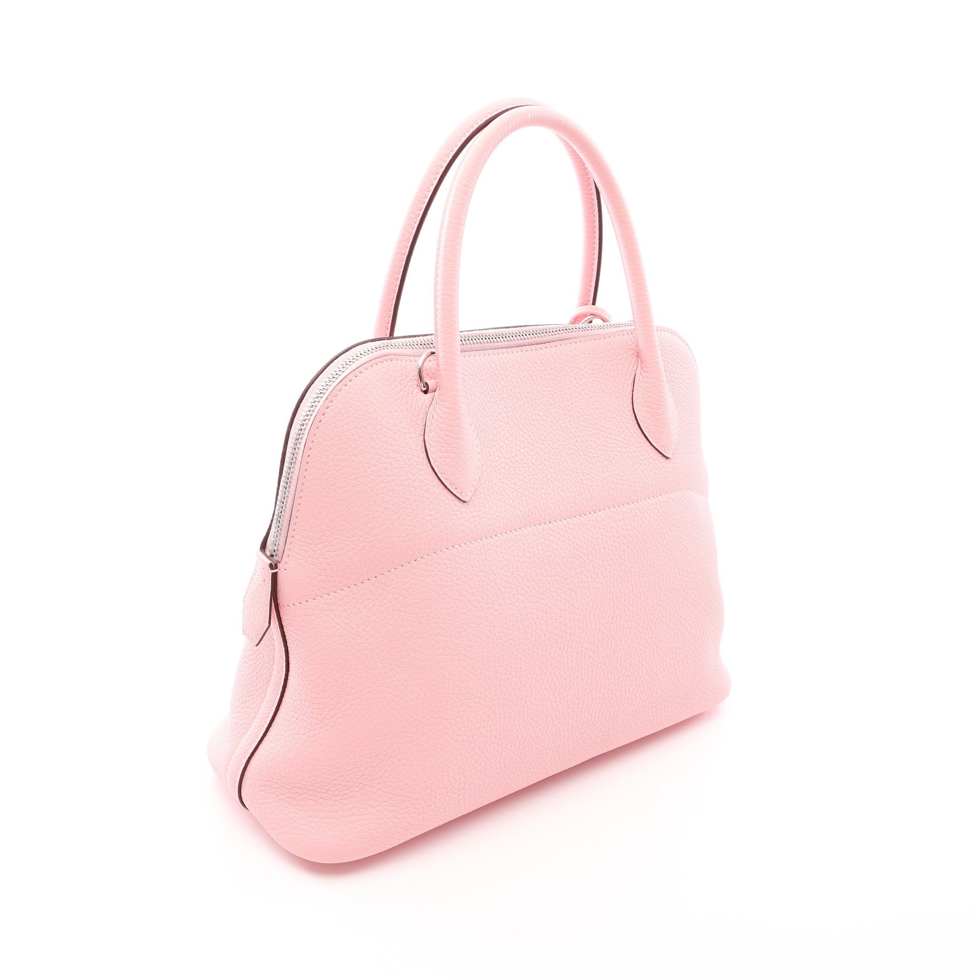 ボリード31 ローズサクラ/クレ ハンドバッグ トリヨンクレマンス ライトピンク シルバー金具 Z刻印 エルメス バッグ HERMES