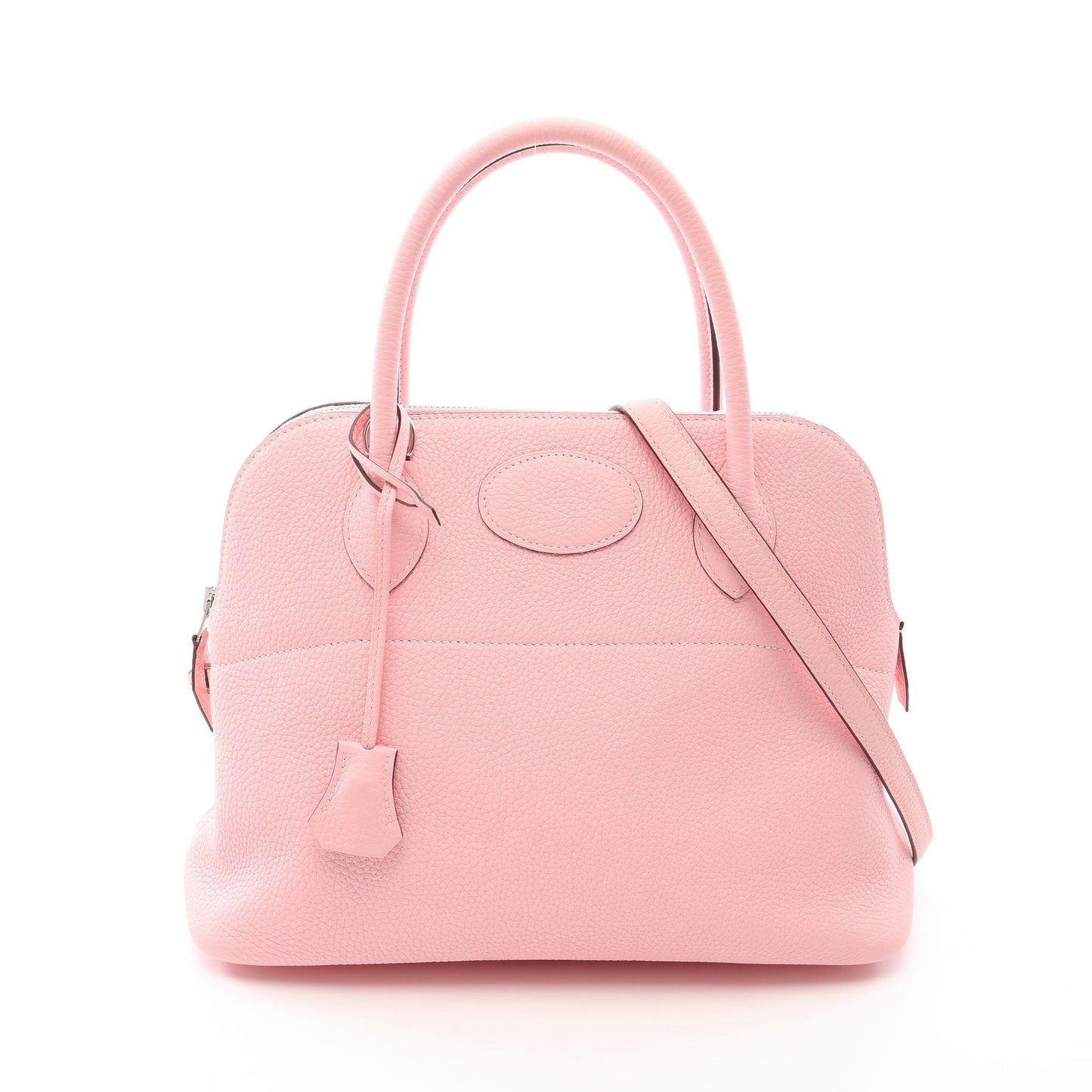 ボリード31 ローズサクラ/クレ ハンドバッグ トリヨンクレマンス ライトピンク シルバー金具 Z刻印 エルメス バッグ HERMES