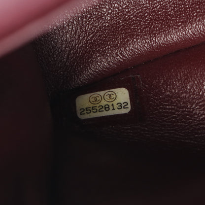 マトラッセ Wフラップ Wチェーンショルダーバッグ ラムスキン ブラック ゴールド金具 シャネル バッグ CHANEL