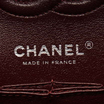 マトラッセ Wフラップ Wチェーンショルダーバッグ ラムスキン ブラック シルバー金具 シャネル バッグ CHANEL
