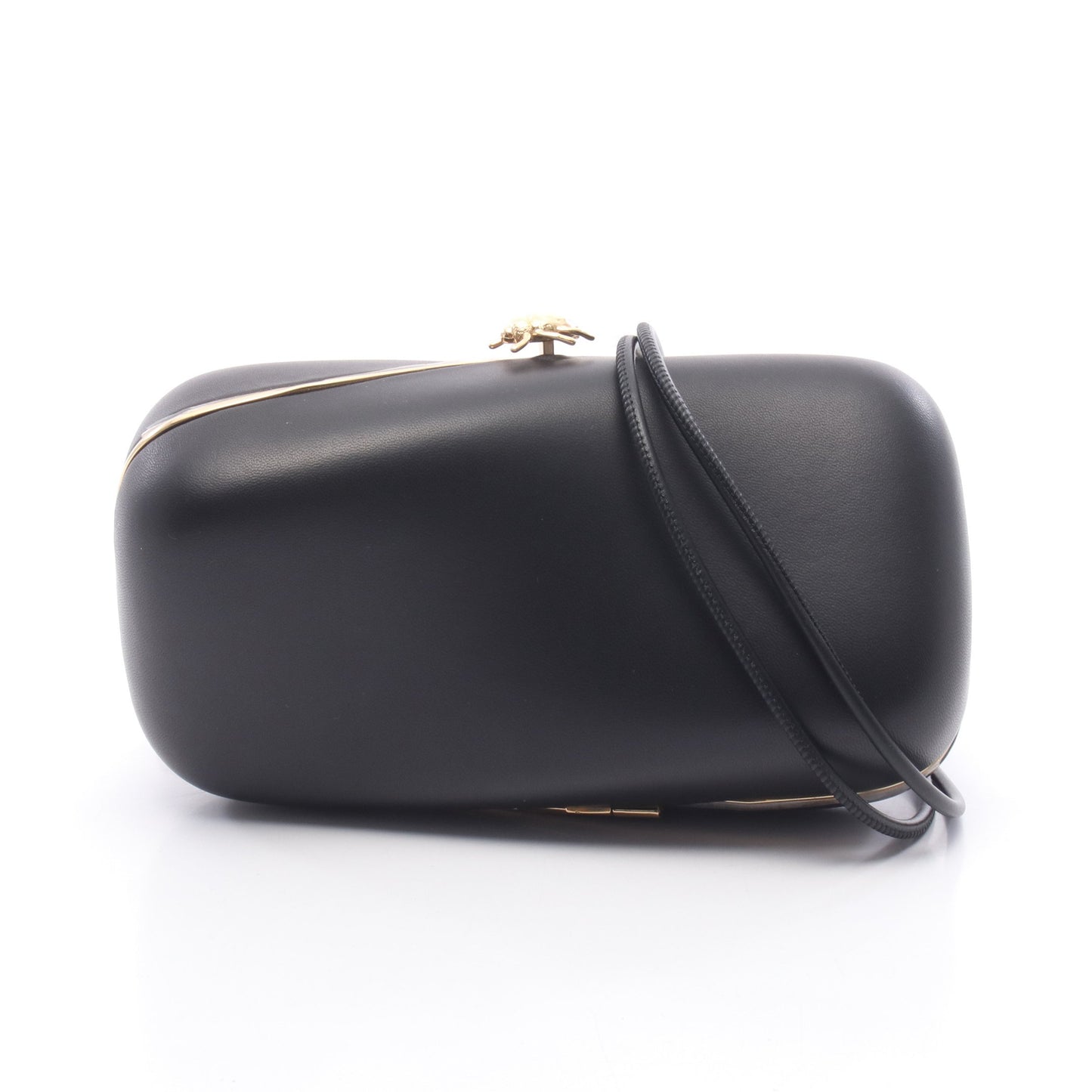 ツイステッド ミノディエール ショルダーバッグ レザー ブラック ロエベ バッグ LOEWE