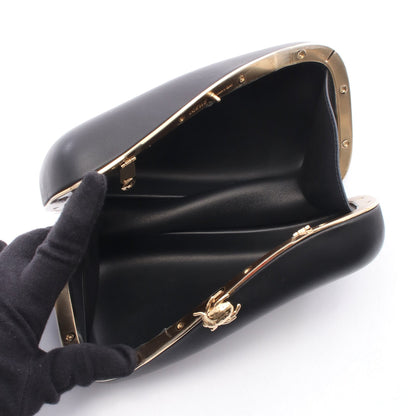 ツイステッド ミノディエール ショルダーバッグ レザー ブラック ロエベ バッグ LOEWE