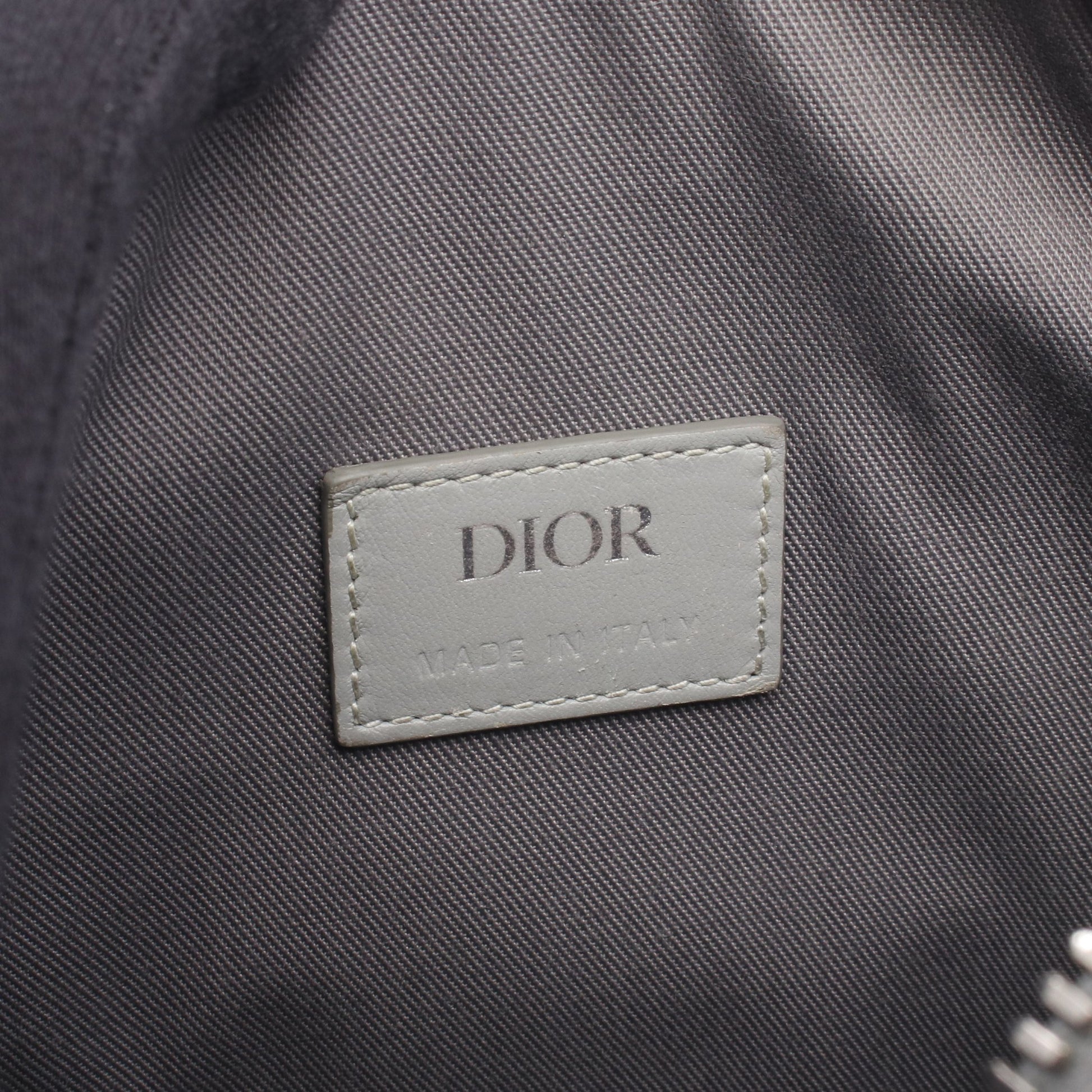 CDダイヤモンド ランゴ 22 ショルダーバッグ PVC レザー グレー ホワイト クリスチャンディオール バッグ Christian Dior