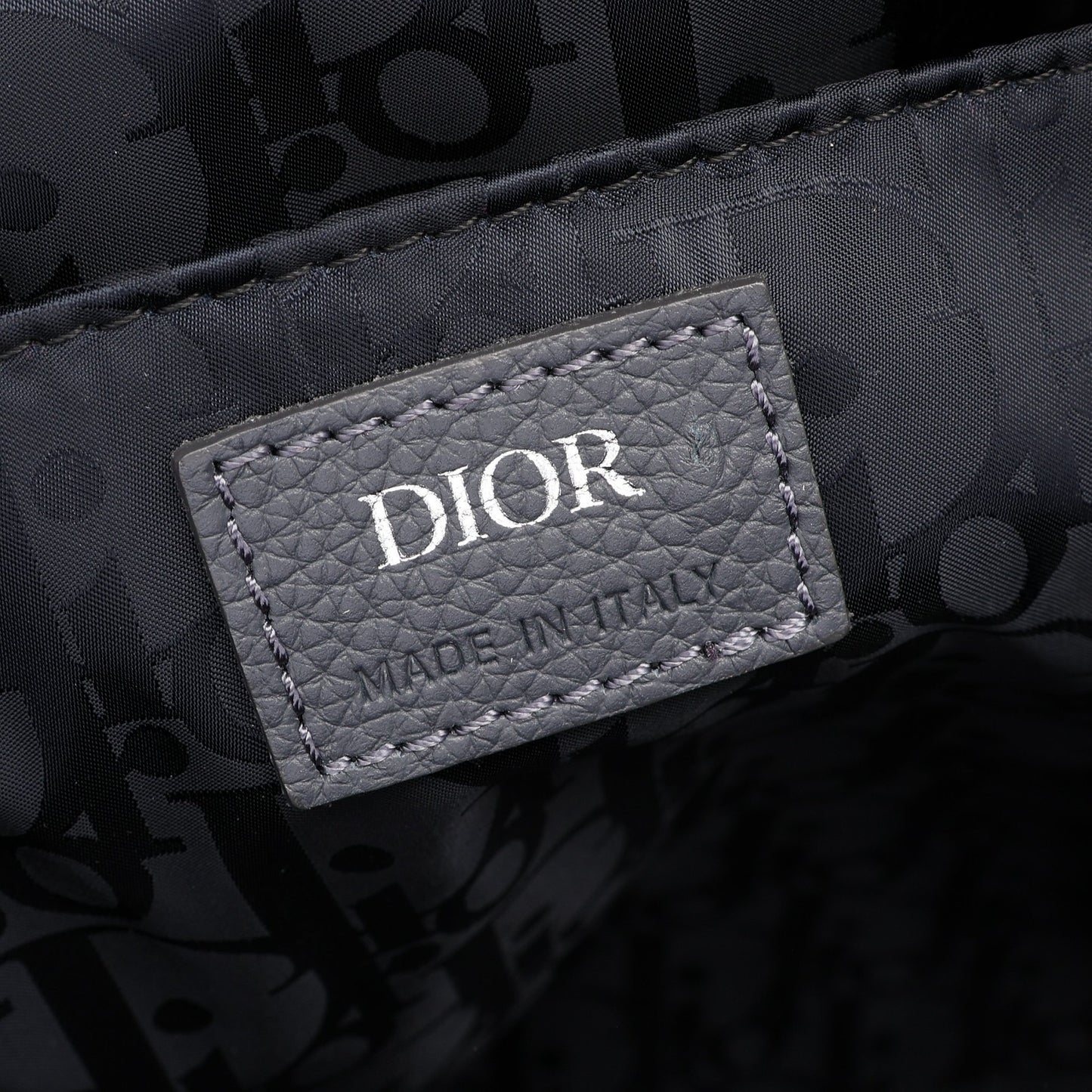 バックパック リュックサック レザー グレー クリスチャンディオール バッグ Christian Dior