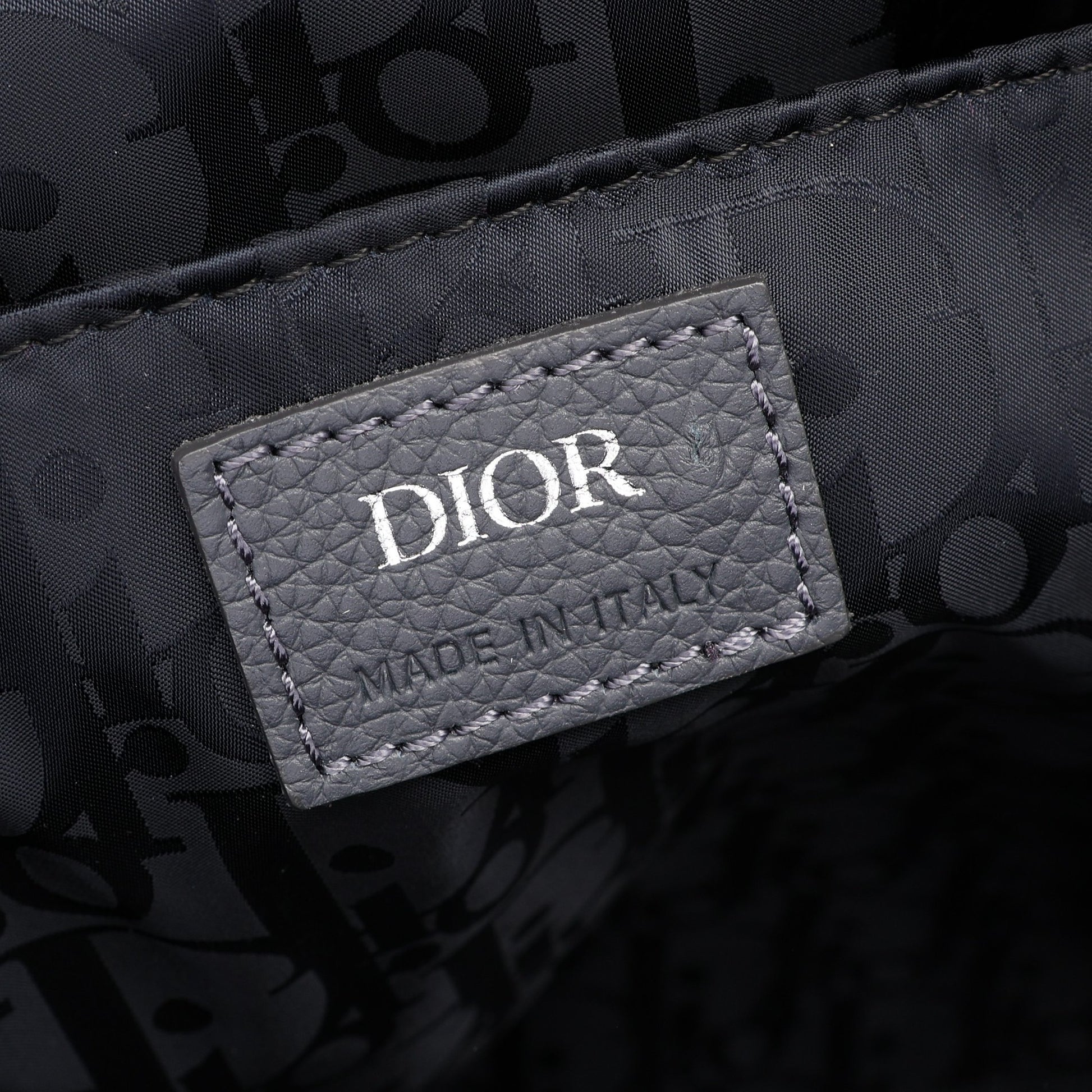 バックパック リュックサック レザー グレー クリスチャンディオール バッグ Christian Dior