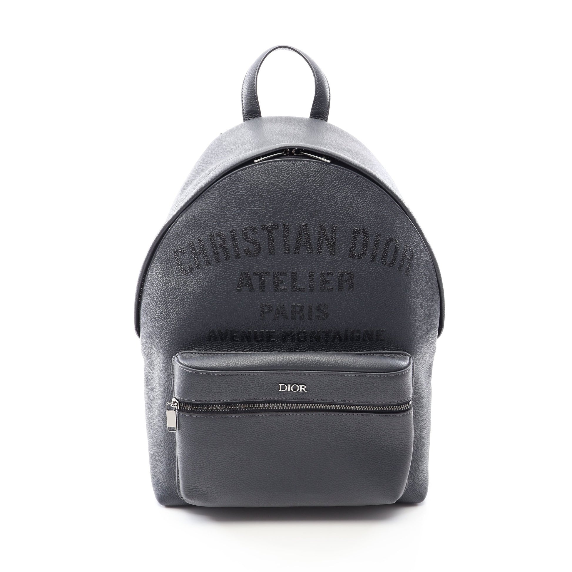 バックパック リュックサック レザー グレー クリスチャンディオール バッグ Christian Dior