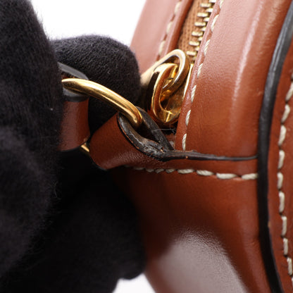 トリオンフ オバールパース キュイル ショルダーバッグ レザー ブラウン セリーヌ バッグ CELINE