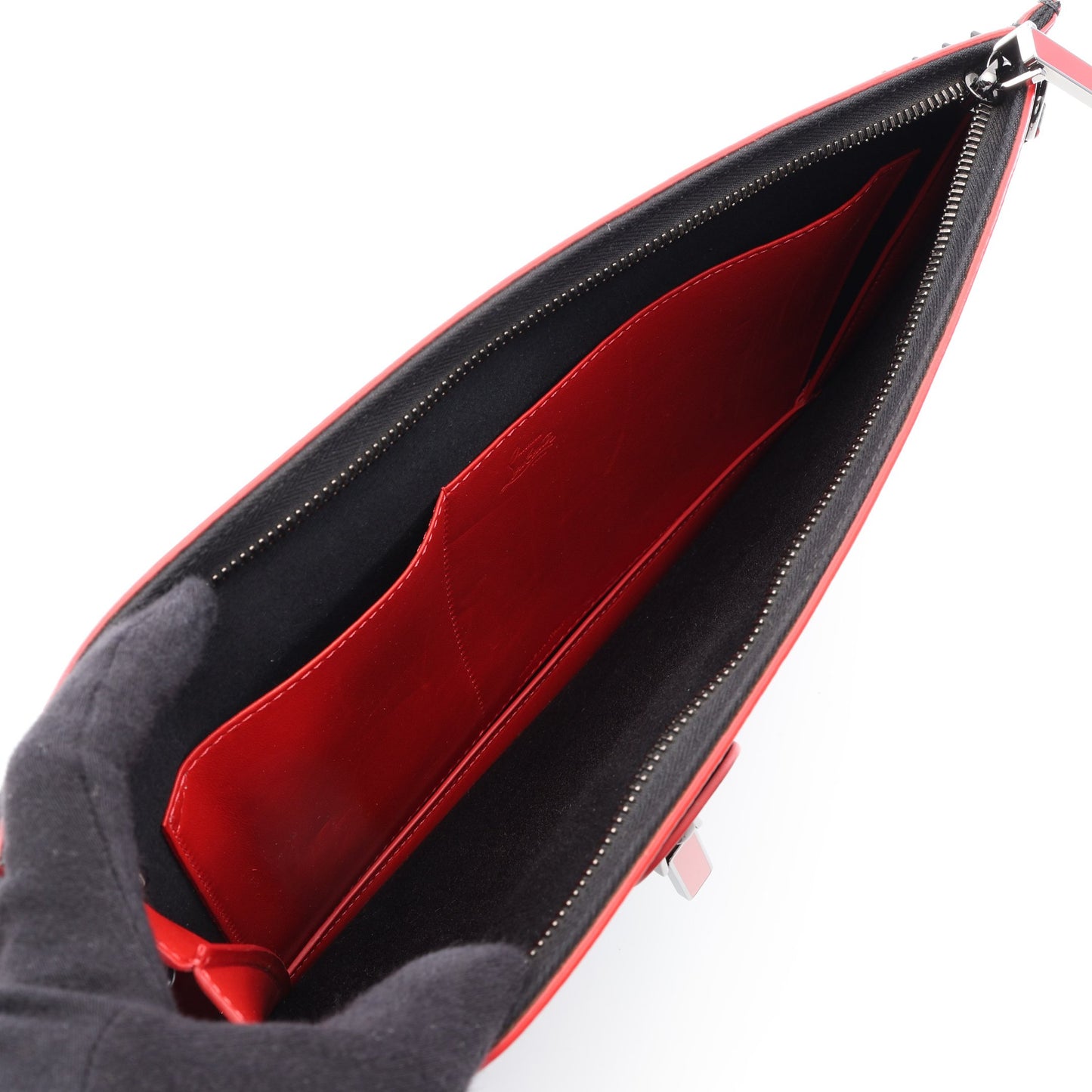 トリックトラック スモール 3WAY ハンドバッグ レザー ブラック クリスチャンルブタン バッグ Christian Louboutin