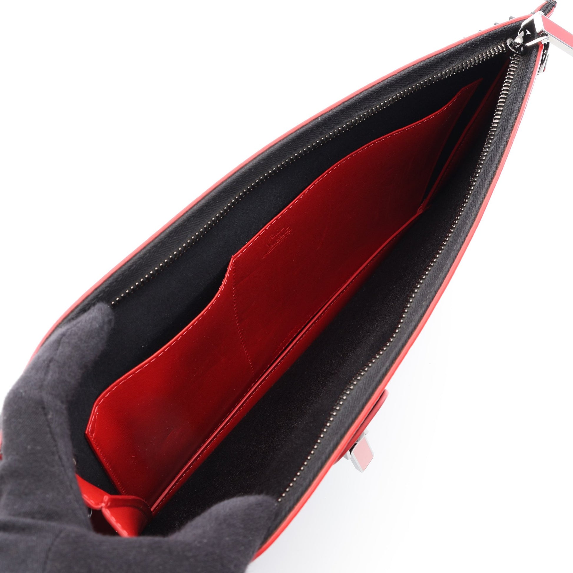 トリックトラック スモール 3WAY ハンドバッグ レザー ブラック クリスチャンルブタン バッグ Christian Louboutin