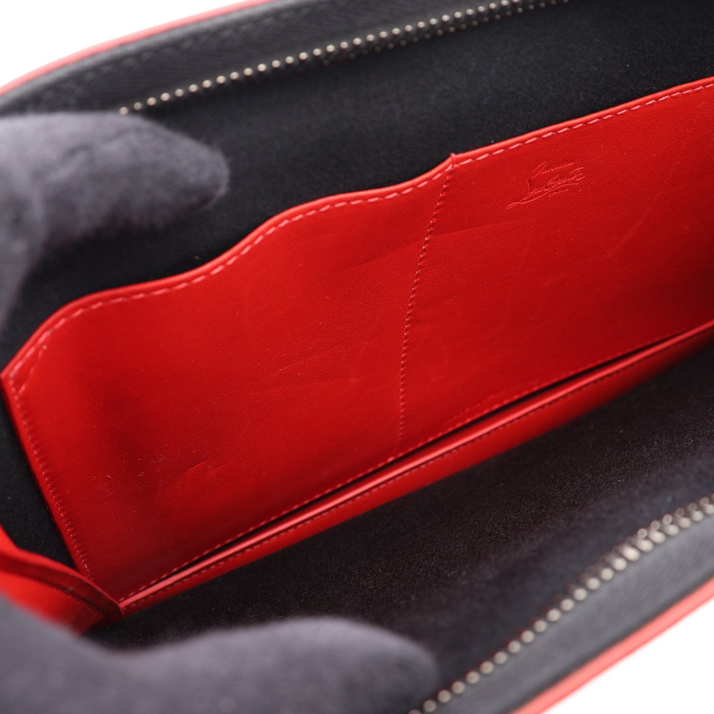 トリックトラック スモール 3WAY ハンドバッグ レザー ブラック クリスチャンルブタン バッグ Christian Louboutin