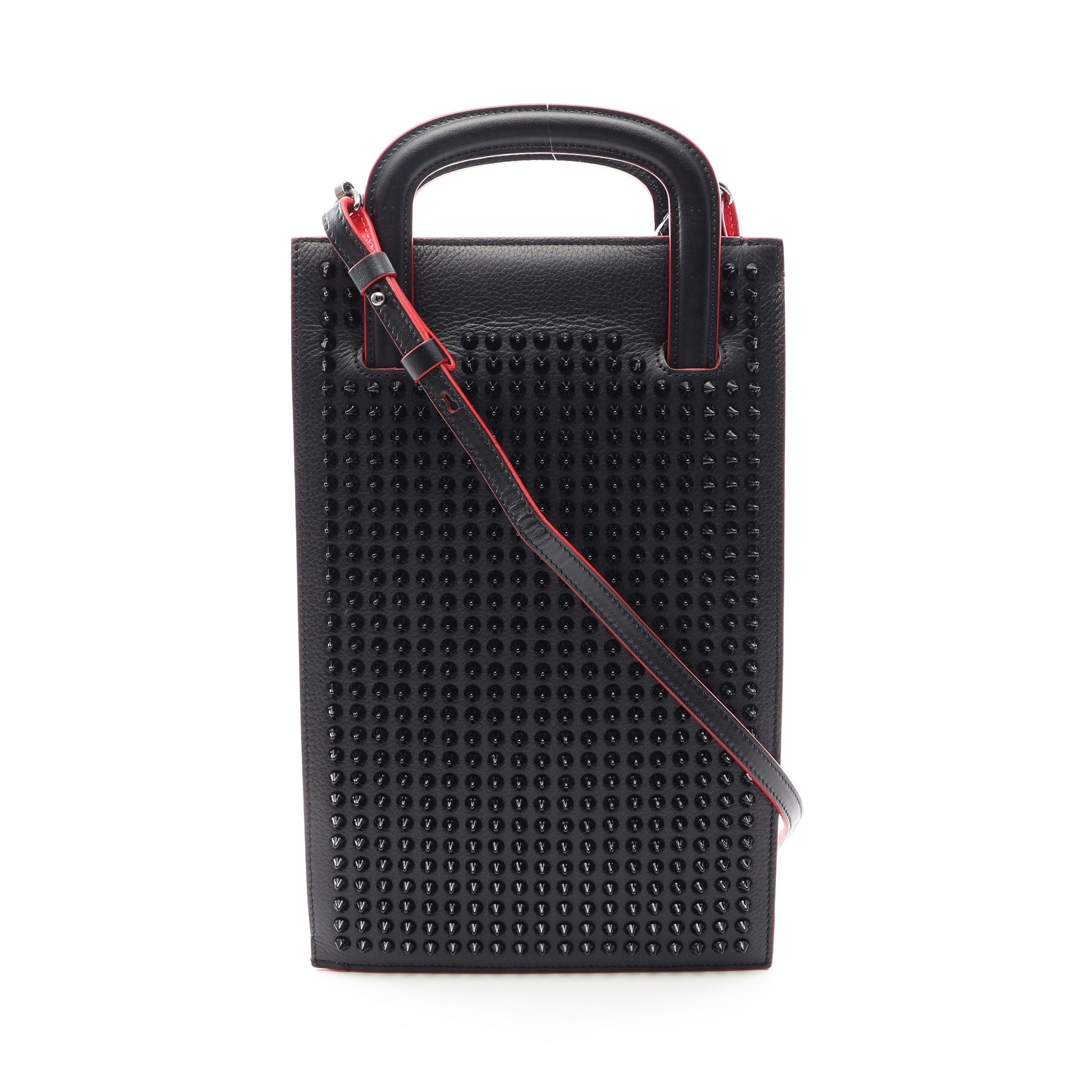 トリックトラック スモール 3WAY ハンドバッグ レザー ブラック クリスチャンルブタン バッグ Christian Louboutin