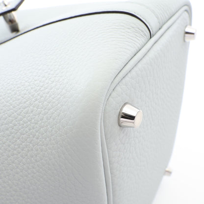 ピコタンロックPM ブルーペール ハンドバッグ トリヨンクレマンス ライトブルー シルバー金具 K刻印 エルメス バッグ HERMES