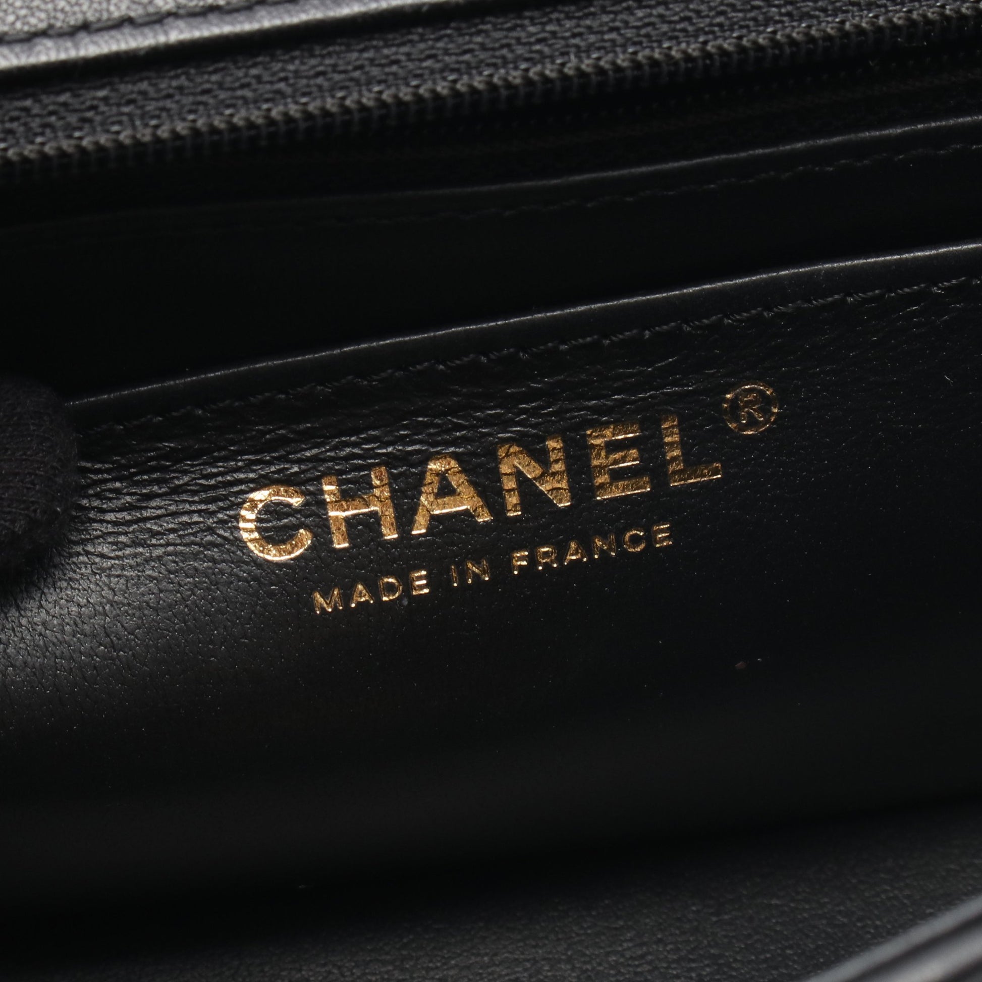 マトラッセ トップハンドル 2WAY チェーンショルダーバッグ ラムスキン ブラック ゴールド金具 シャネル バッグ CHANEL