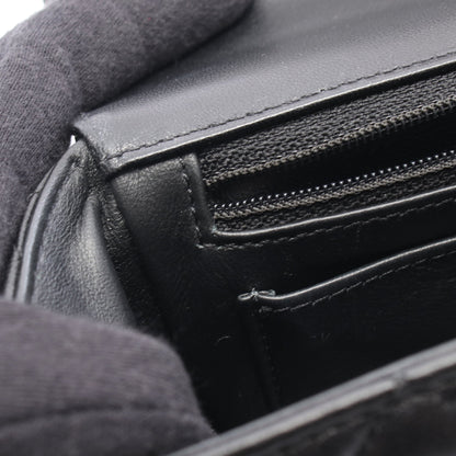 マトラッセ トップハンドル 2WAY チェーンショルダーバッグ ラムスキン ブラック ゴールド金具 シャネル バッグ CHANEL