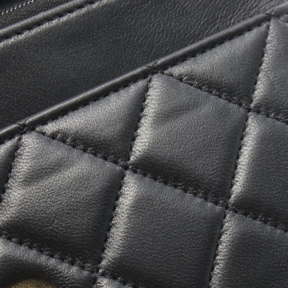 マトラッセ チェーンウォレット ラムスキン ブラック ゴールド金具 シャネル バッグ CHANEL