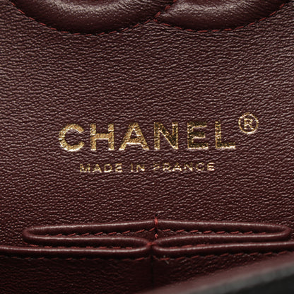 マトラッセ Wフラップ Wチェーンショルダーバッグ キャビアスキン ブラック ゴールド金具 シャネル バッグ CHANEL