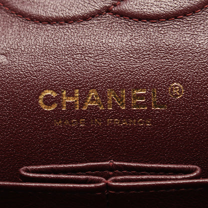 マトラッセ Wフラップ Wチェーンショルダーバッグ ラムスキン ブラック ゴールド金具 シャネル バッグ CHANEL