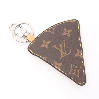 ピザ モノグラム バッグチャーム PVC レザー ライトブラウン マルチカラー ルイヴィトン 財布・小物 LOUIS VUITTON