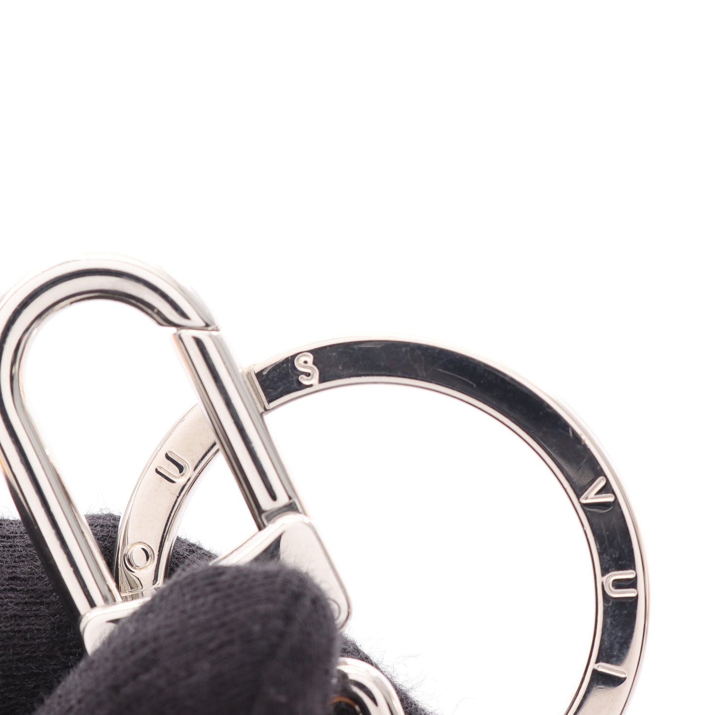 ピザ モノグラム バッグチャーム PVC レザー ライトブラウン マルチカラー ルイヴィトン 財布・小物 LOUIS VUITTON