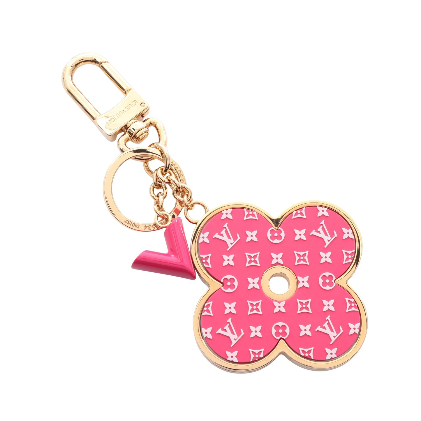ポルトクレ モノグラム オールオーバー バッグチャーム GP ラバー ゴールド ピンク ルイヴィトン 財布・小物 LOUIS VUITTON