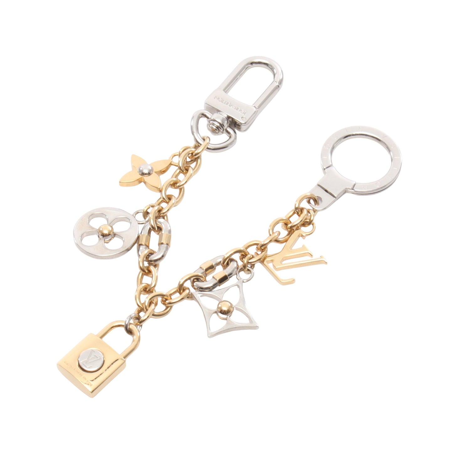チェーン LVパドロック バッグチャーム GP ゴールド シルバー ルイヴィトン 財布・小物 LOUIS VUITTON